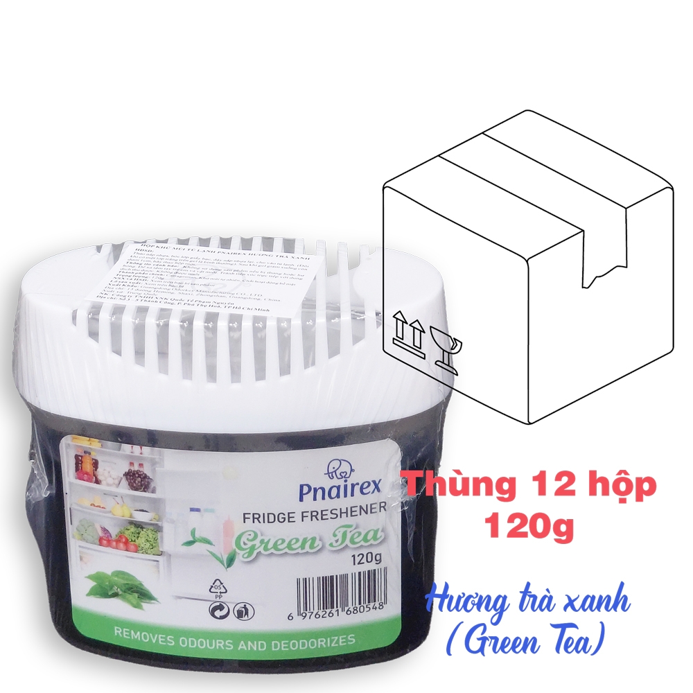 Hộp khử mùi tủ lạnh Pnairex 120g (Hàn Quốc)