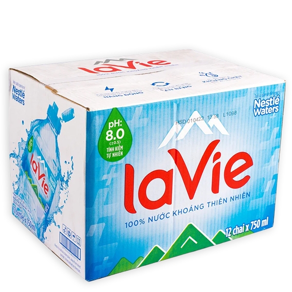 Nước Lavie 750ml (Nắp thể thao)