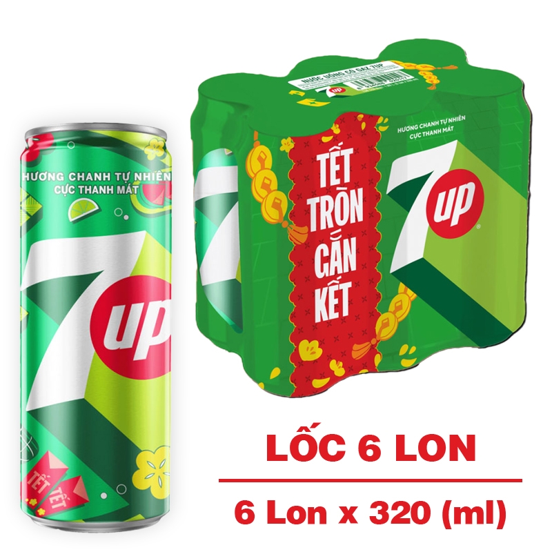 Nước ngọt 7Up vị chanh 320ml