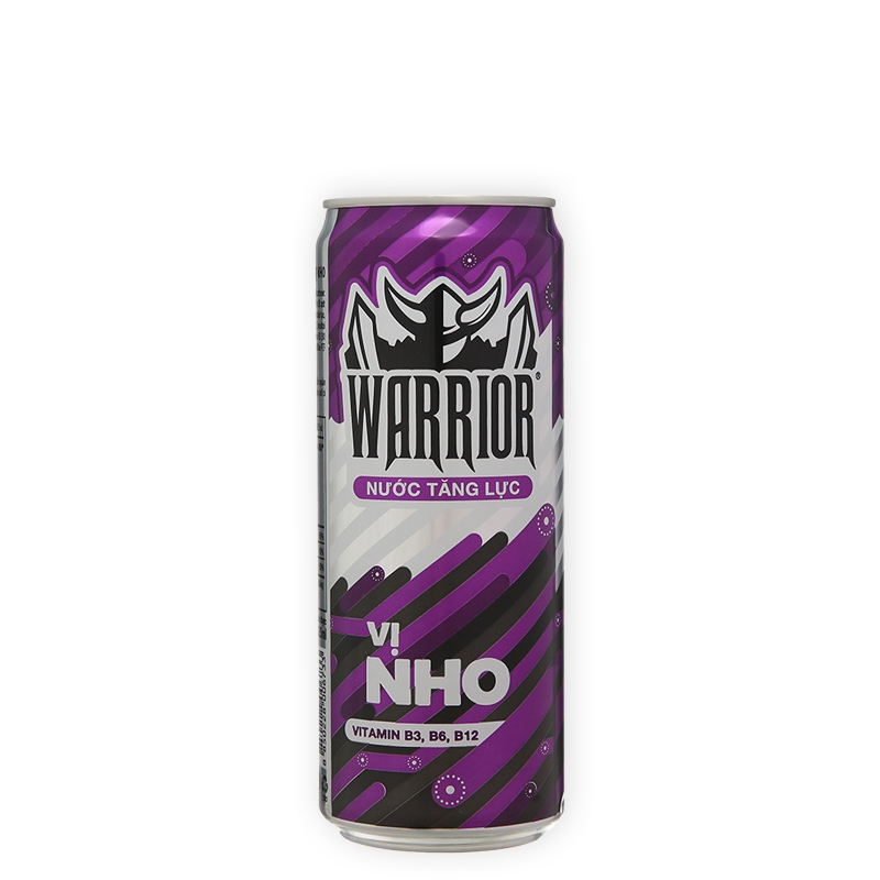 Nước tăng lực Warrior hương nho 325ml