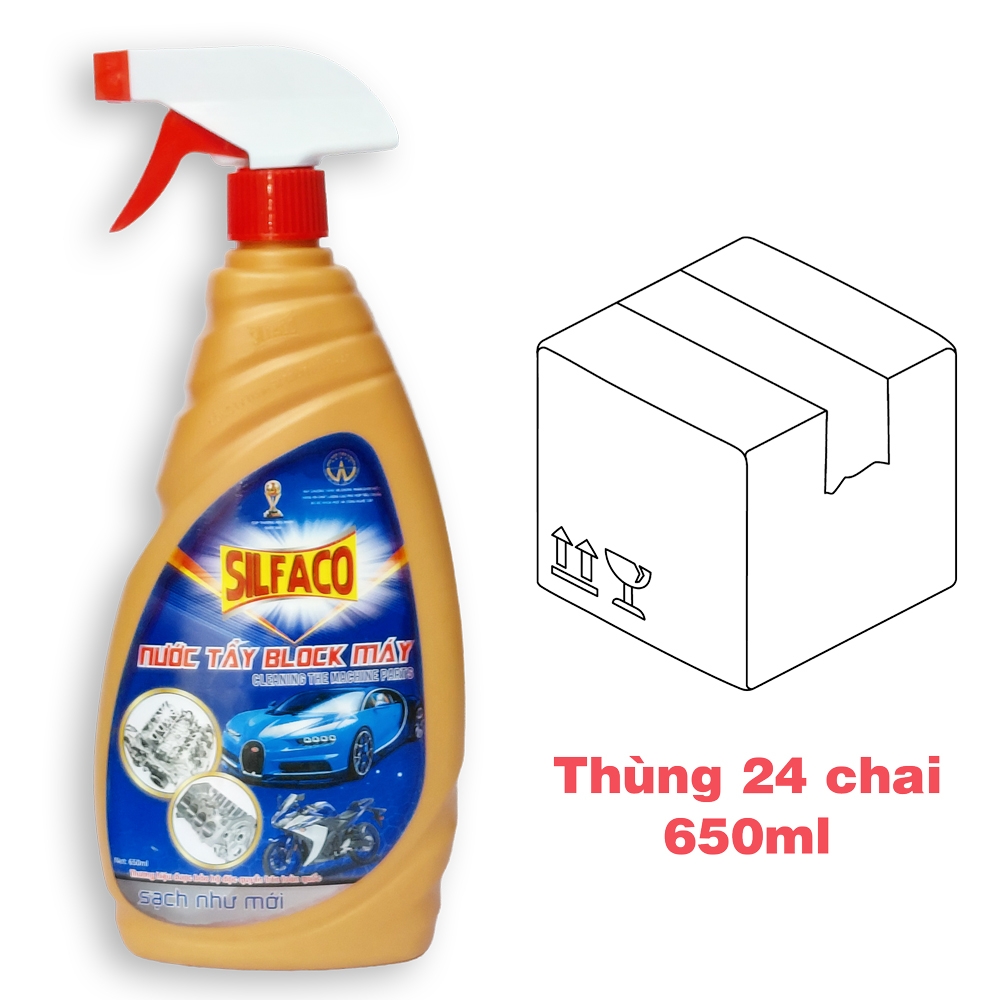 Nước tẩy block máy SILFACO 650ml