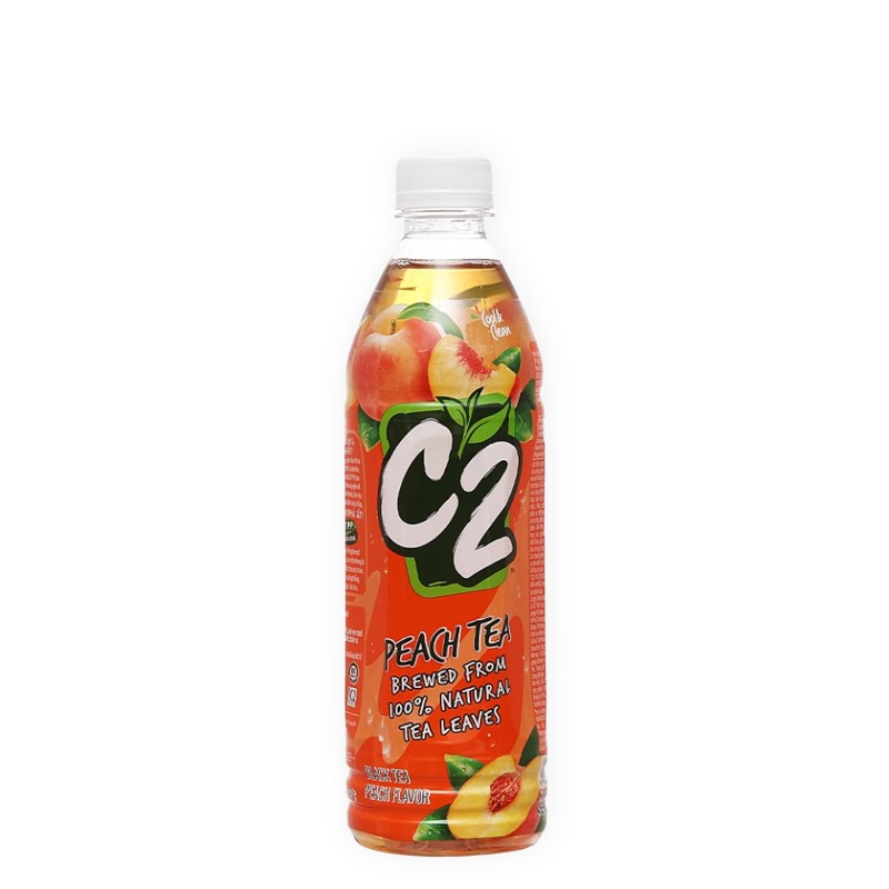 Trà đen C2 hương đào 455ml