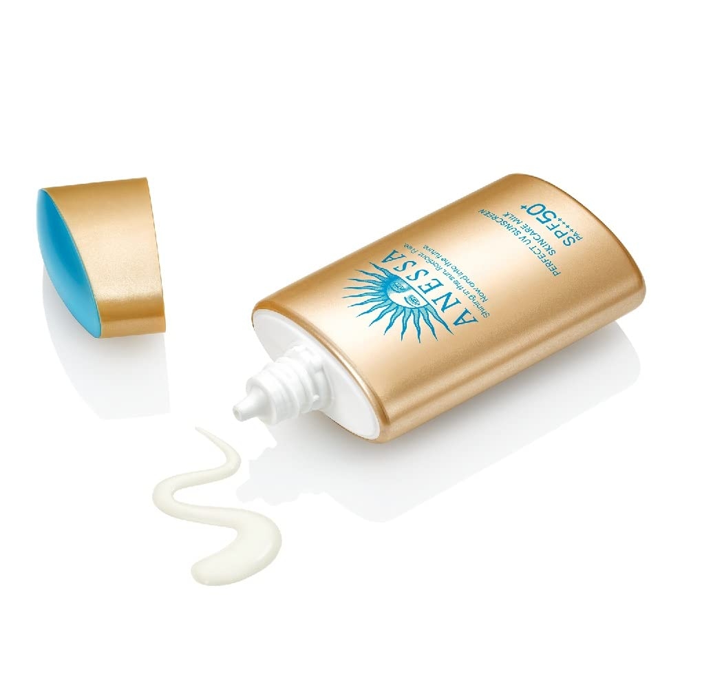 Kem Chống Nắng Dạng Sữa Anessa Dưỡng Da Kiềm Dầu Bảo Vệ Hoàn Hảo 60ml (Mẫu Mới 2022) Perfect UV Sunscreen Skincare Milk N SPF50+ PA++++ (New 2022)