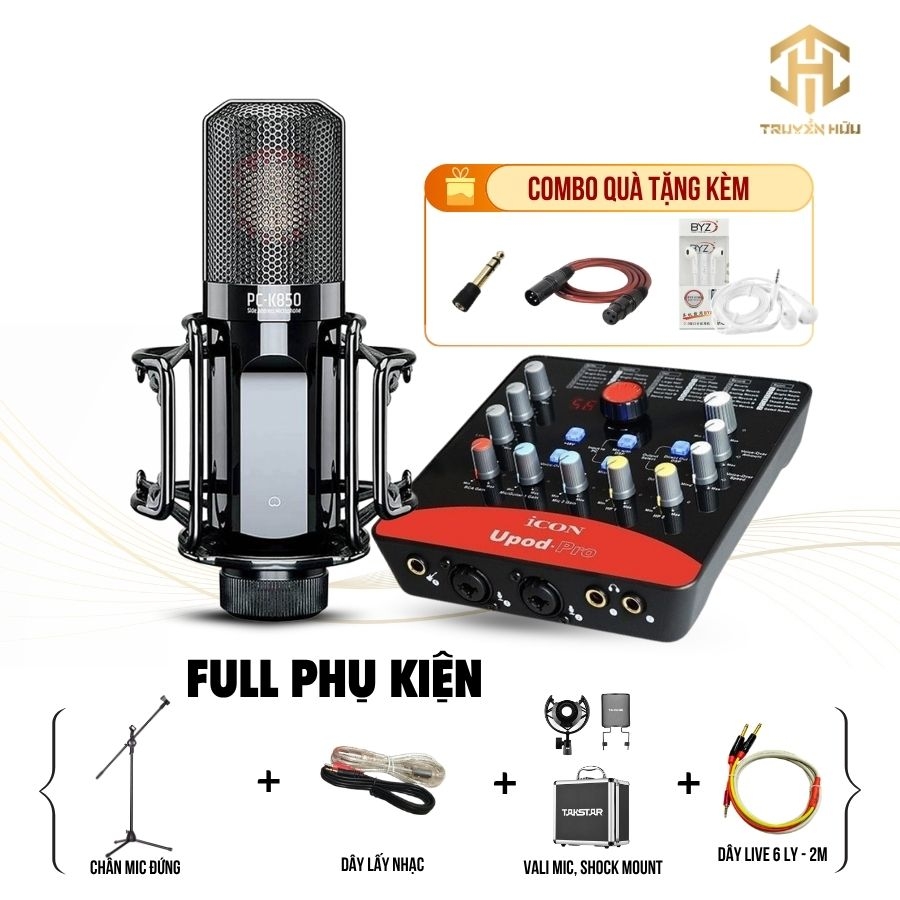 [ COMBO BASIC ] Soundcard ICON + Micro K850