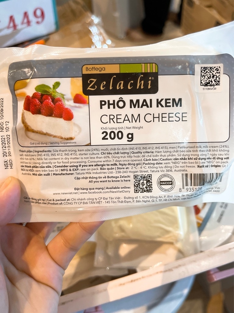 CREAM CHEESE ZELACHI 200G