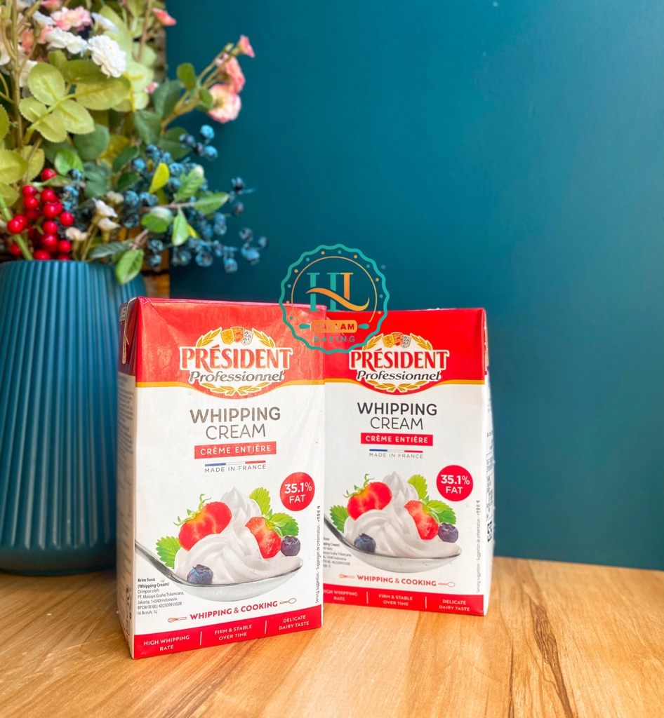 WHIPPING CREAM PRESIDENT 1L