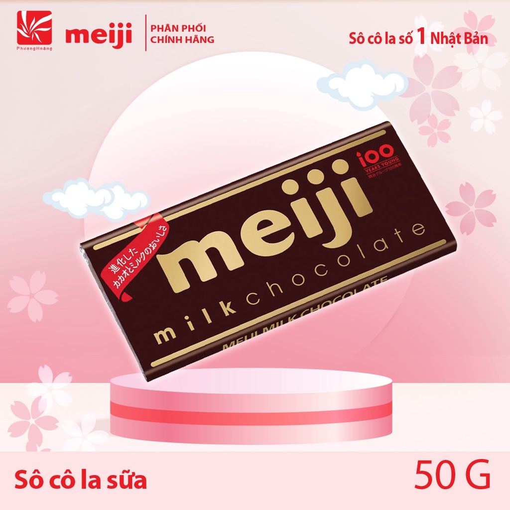 Socola Đen/Sữa Meiji Black/Milk Chocolate 41g*10 viên/120g*26 viên/50g*1 thanh Nhật Bản