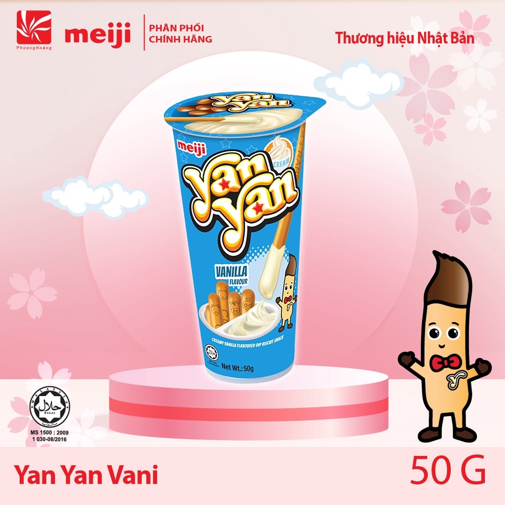 Bánh Que Chấm Yan Yan Socola/Dâu/Vanilla/Dâu & Socola/Dâu & Phô mai/Tiramisu 50g/44g Nhật Bản