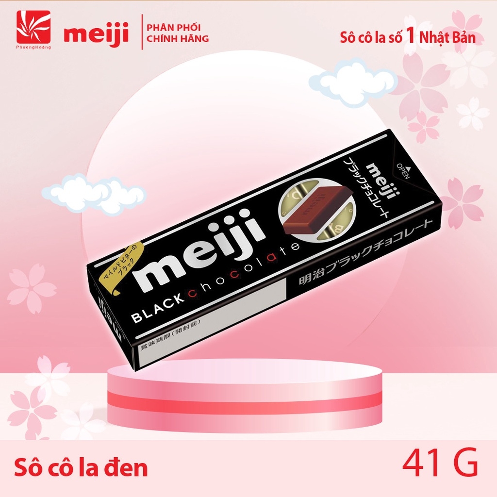 Socola Đen/Sữa Meiji Black/Milk Chocolate 41g*10 viên/120g*26 viên/50g*1 thanh Nhật Bản