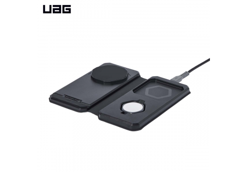 Đế sạc UAG 3in1 travel - Black/Grey