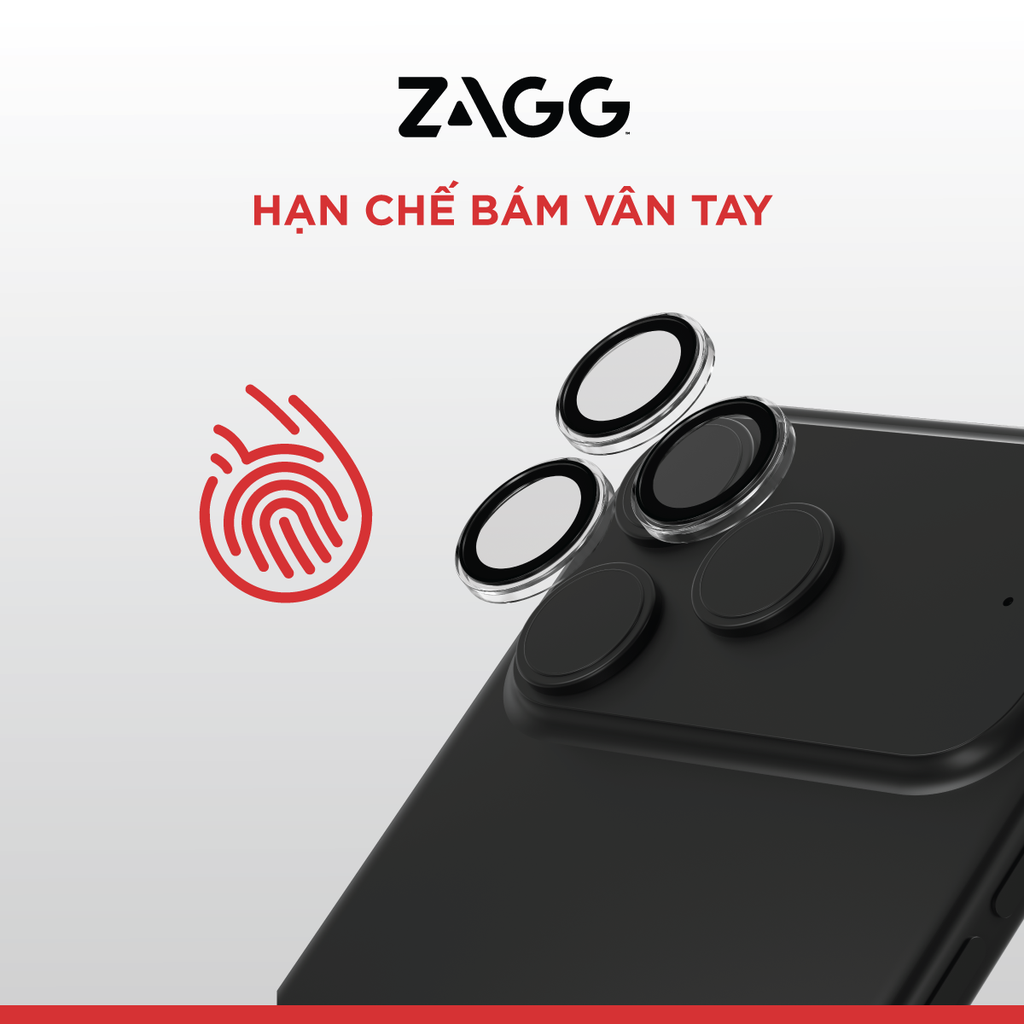 Kính gắn ngoài Camera iPhone 16-17 Series - ZAGG Premium