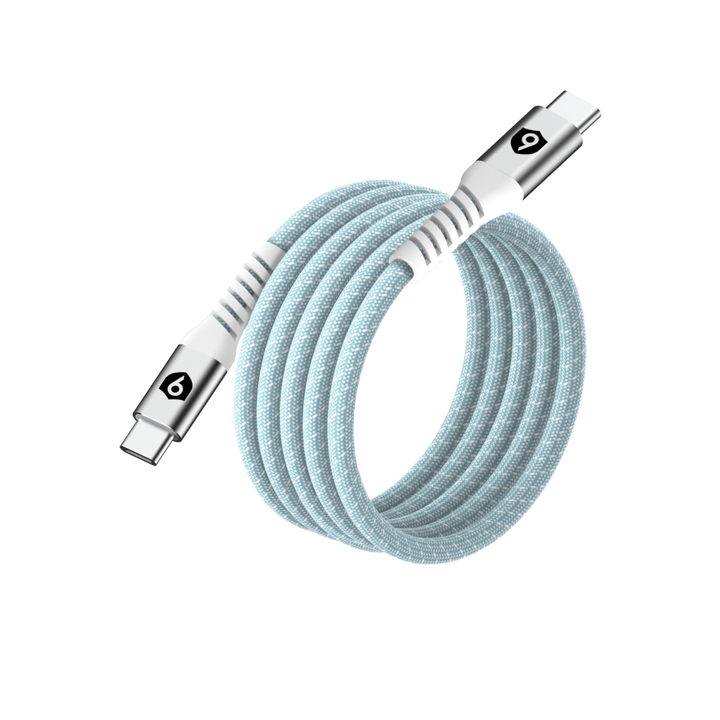 Sạc dự phòng 9FIT Pro Mag 10,000mAh /3.85V Li-Polymer + Cáp từ tính tự cuộn 9FIT USB-C to USB-C 1M