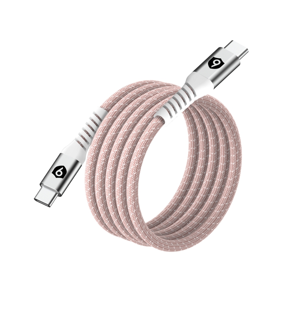 Sạc dự phòng 9FIT Pro Mag 10,000mAh /3.85V Li-Polymer + Cáp từ tính tự cuộn 9FIT USB-C to USB-C 1M