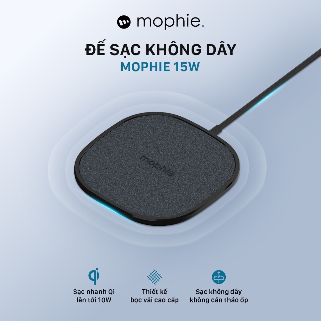 Đế sạc không dây Mophie 15W