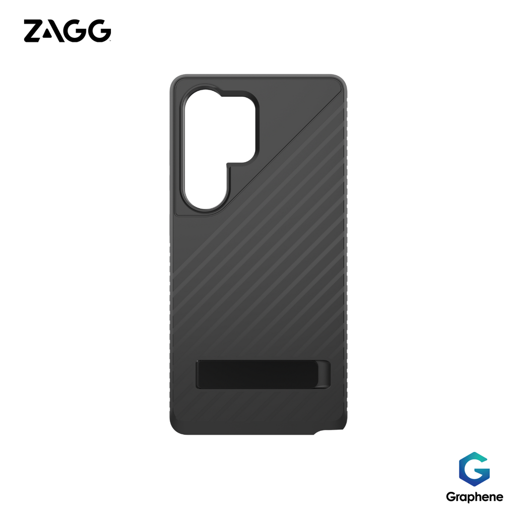 Ốp lưng Samsung S25 Ultra - ZAGG Denali Kickstand - Black