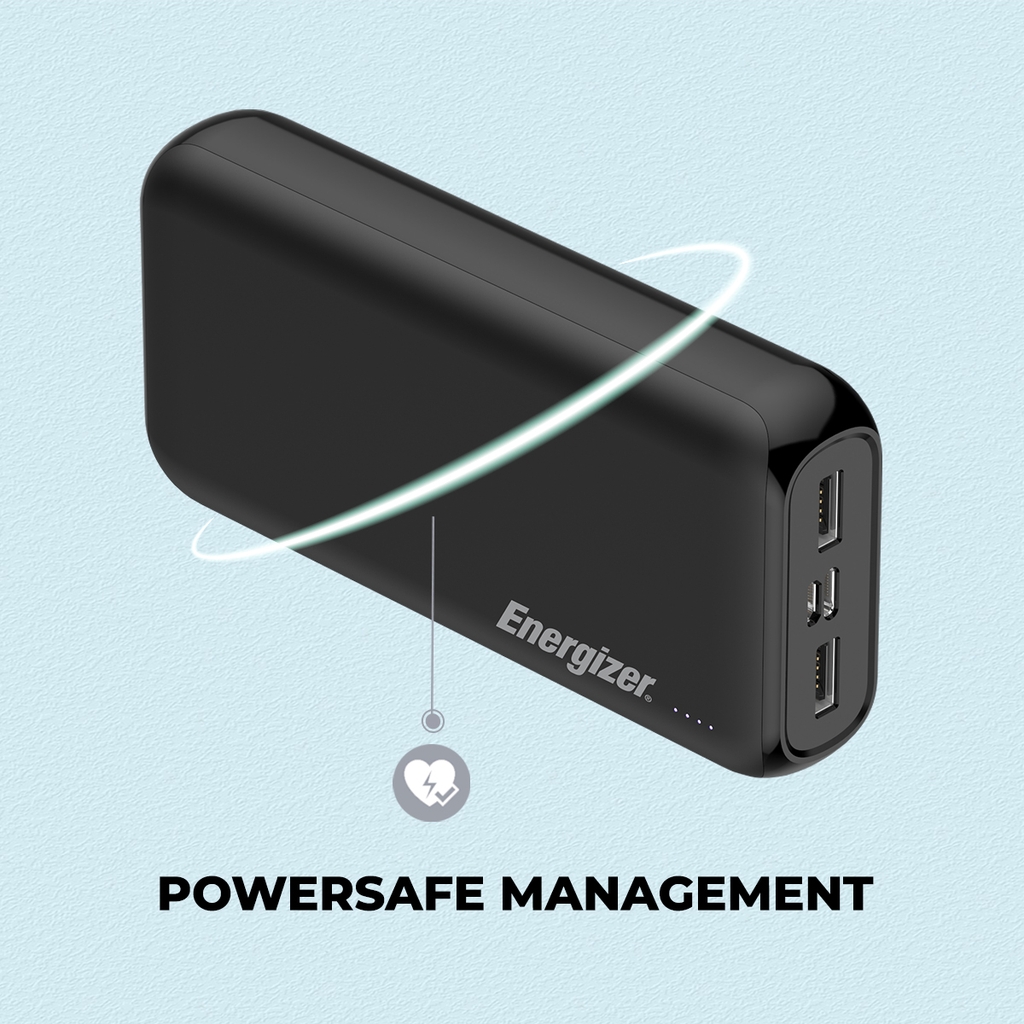 Sạc dự phòng Energizer 20,000mAh /37V Li-Polymer - UE20010BK