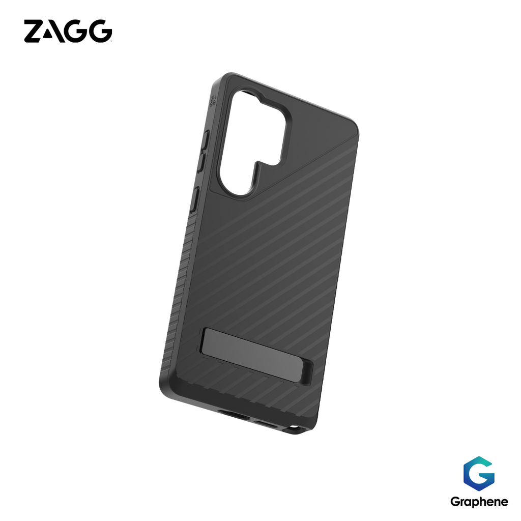 Ốp lưng Samsung S25 Ultra - ZAGG Denali Kickstand - Black