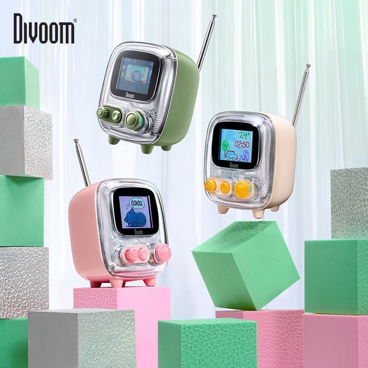 Loa bluetooth Divoom Tiivoo-2, màn hình LED 256 Full RGB, tích hợp nhiều tính năng trên app Divoom