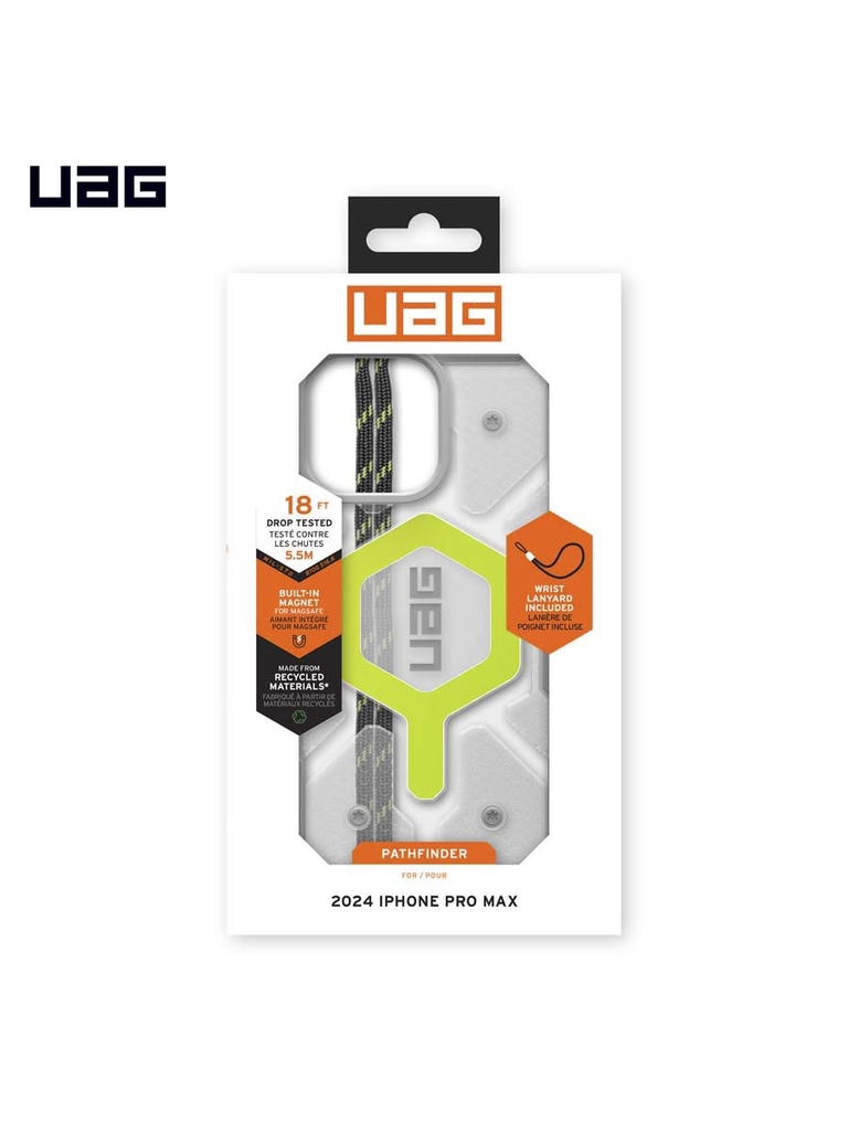 Ốp lưng iPhone 16 Pro/ 16 Pro Max (kèm dây đeo) - UAG Pathfinder Clear Magsafe