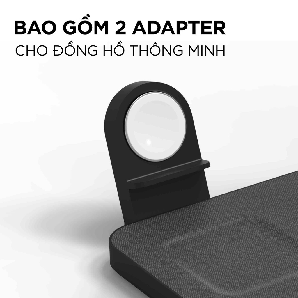 Đế sạc mophie Snap+ 3in1 Stand