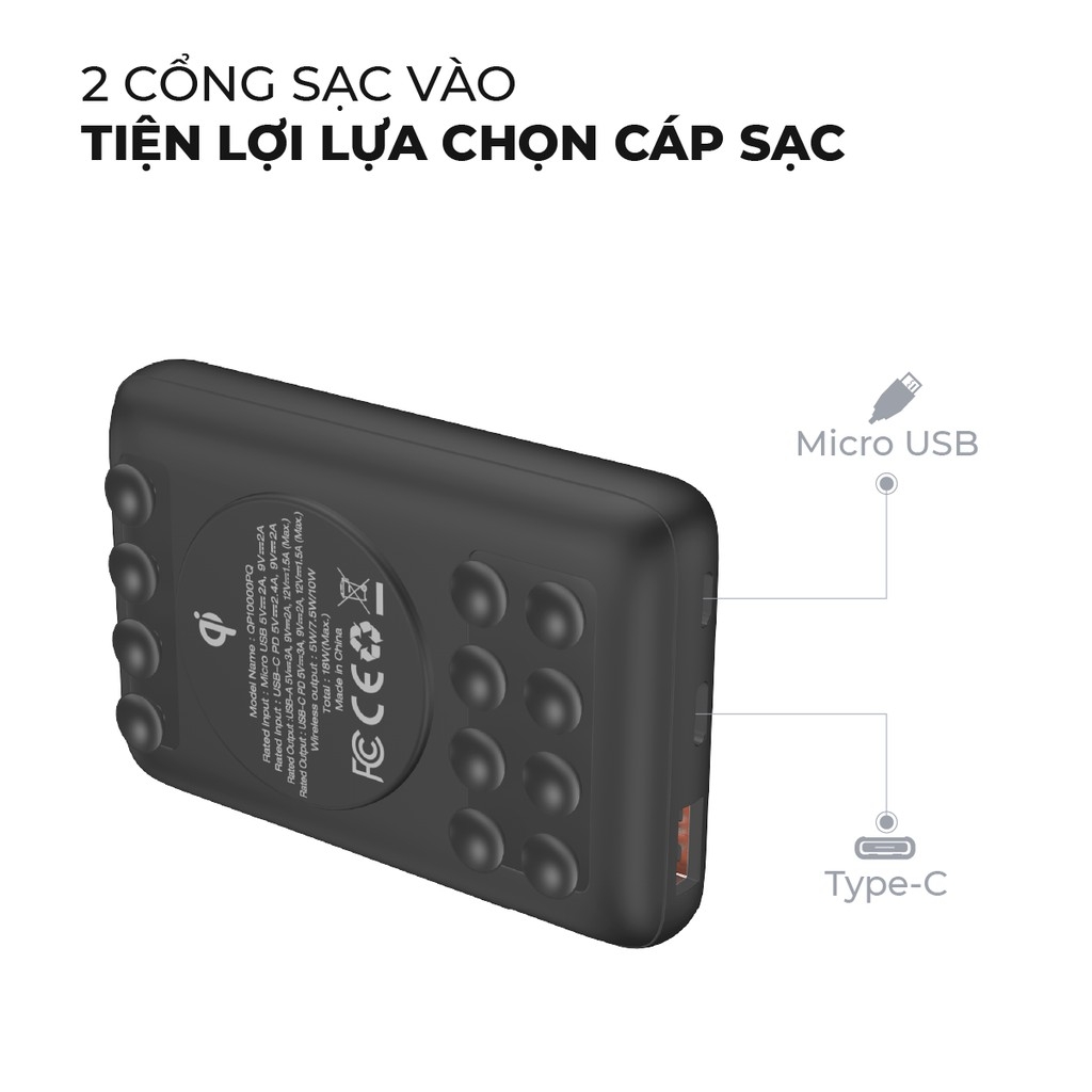 Sạc dự phòng Energizer 10,000mAh /3.7V - QP10000PQ