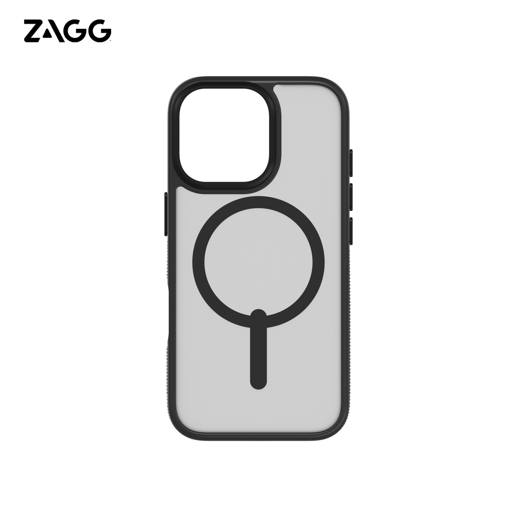 Ốp lưng chống sốc iPhone 16 - ZAGG ESNTL Hampton Snap - Black