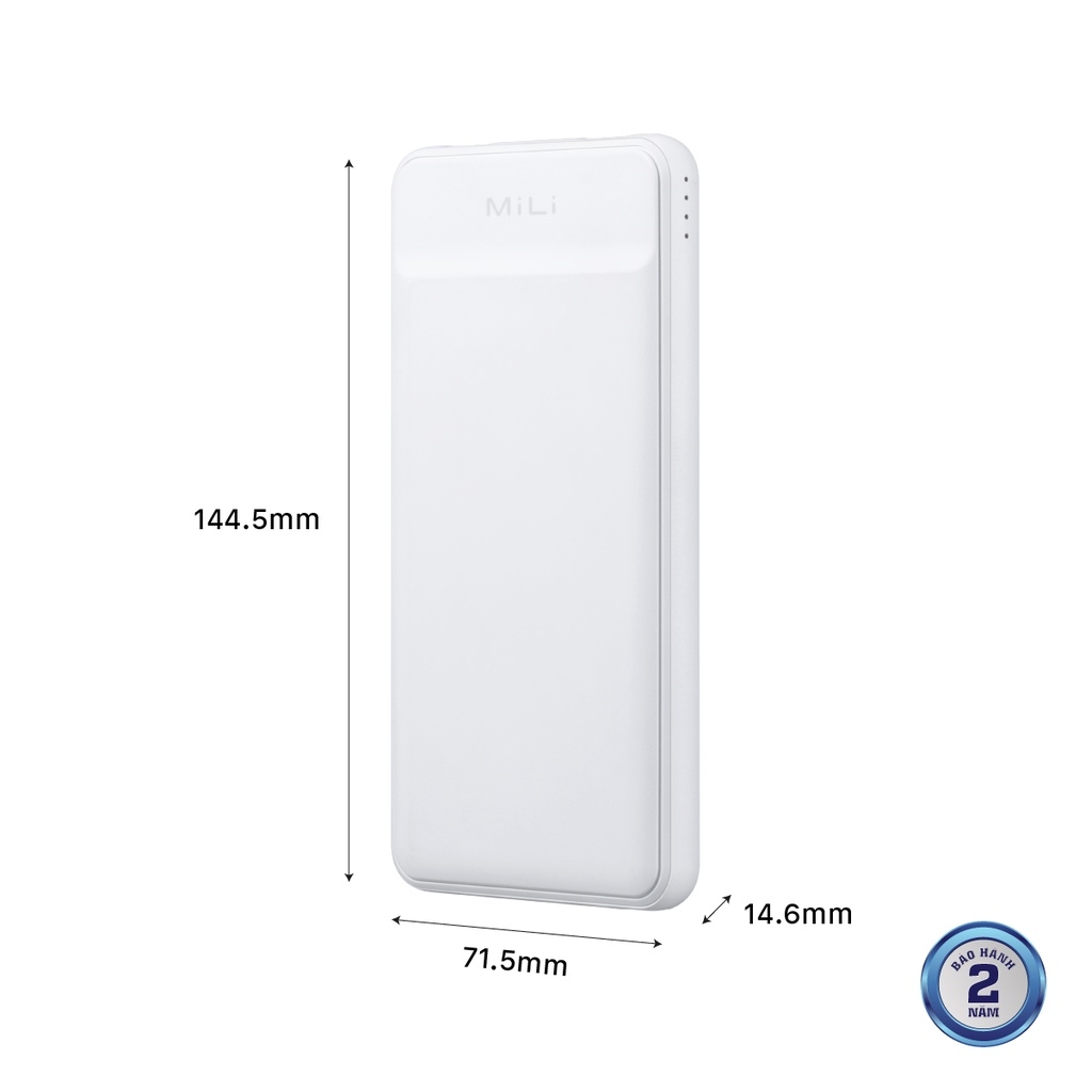 Sạc dự phòng MiLi Power Sunny Plus 10,000mAh/3.7V - HB-N10