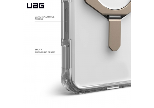 Ốp lưng iPhone 16 Pro/Pro Max - UAG Plyo XTE Magsafe - Clear/Titanium