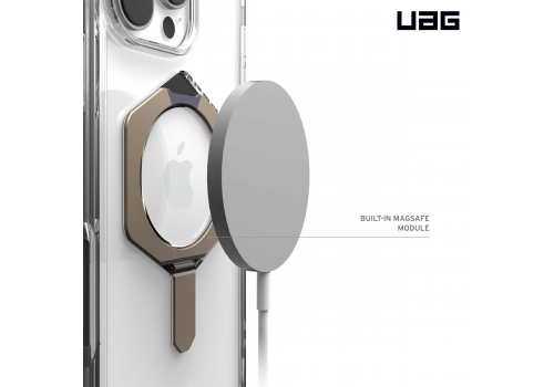 Ốp lưng iPhone 16 Pro/Pro Max - UAG Plyo XTE Magsafe - Clear/Titanium