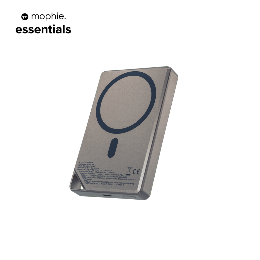 Sạc dự phòng mophie Essentials Snap+ 10,000mAh Metallic - Rose Gold - 401116530