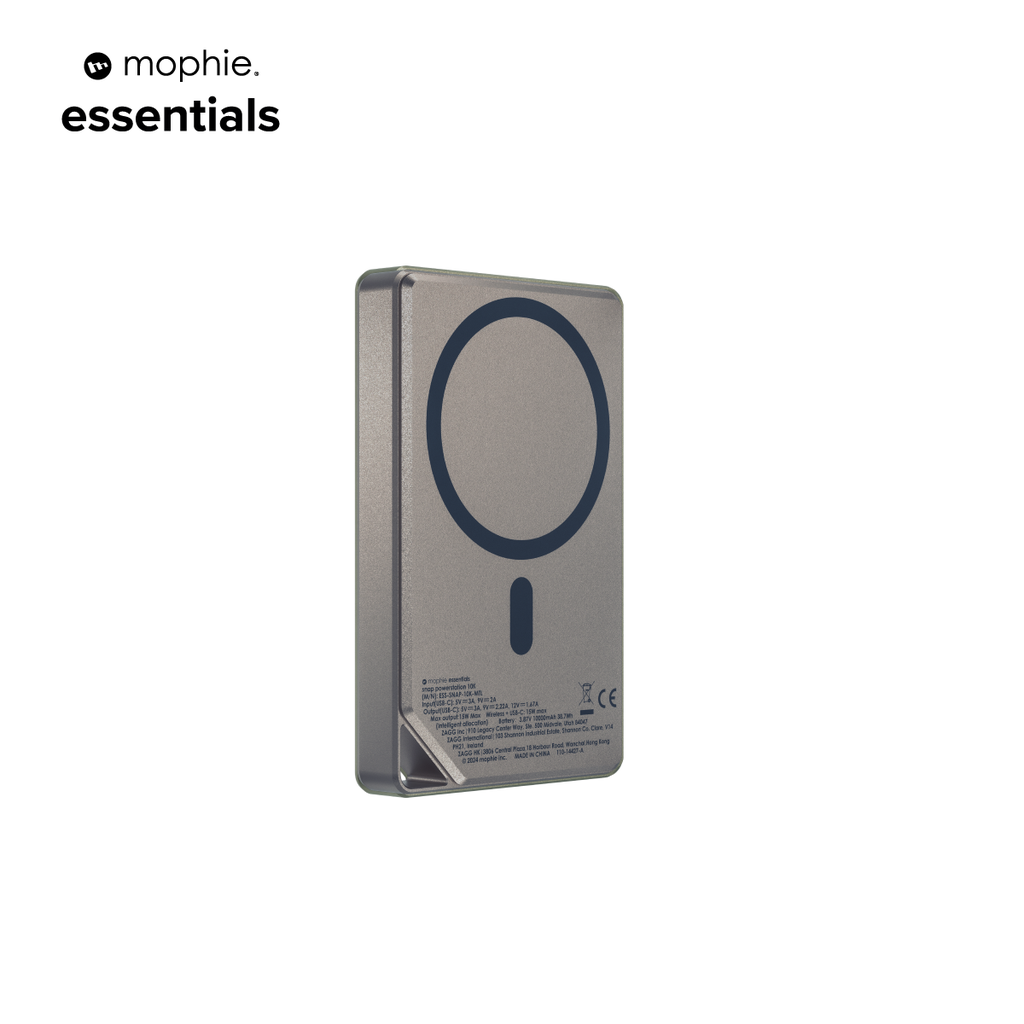 Sạc dự phòng mophie Essentials Snap+ 10,000mAh Metallic - Rose Gold - 401116530