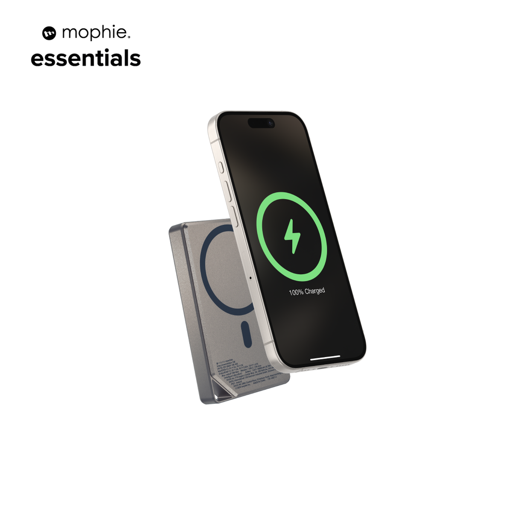 Sạc dự phòng mophie Essentials Snap+ 10,000mAh Metallic - Rose Gold - 401116530