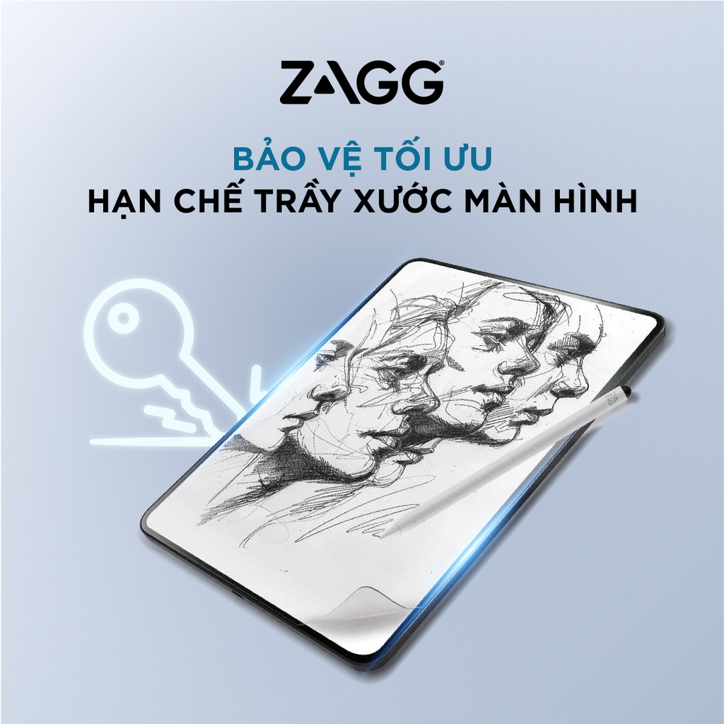 Miếng dán màn hình iPad (2024) - ZAGG Fusion Canvas