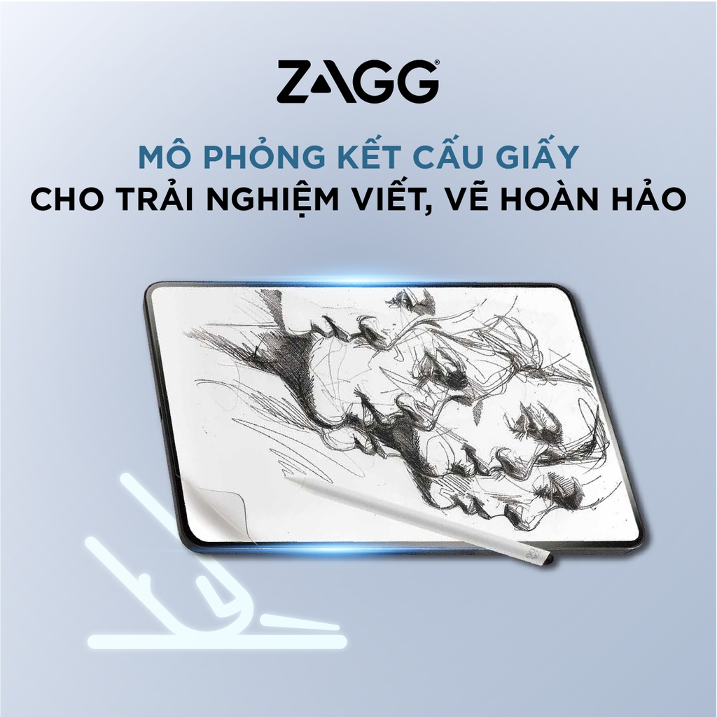 Miếng dán màn hình iPad (2024) - ZAGG Fusion Canvas