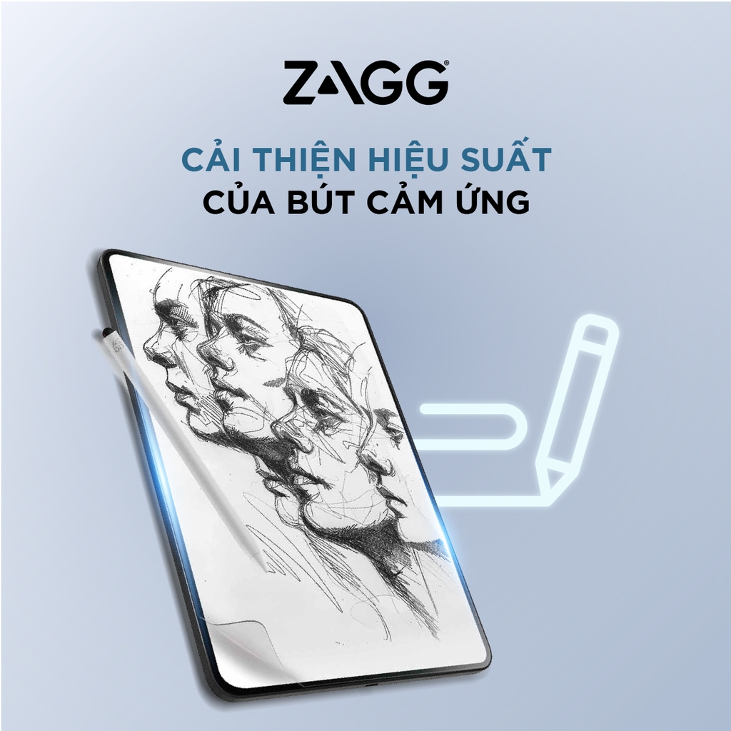 Miếng dán màn hình iPad (2024) - ZAGG Fusion Canvas