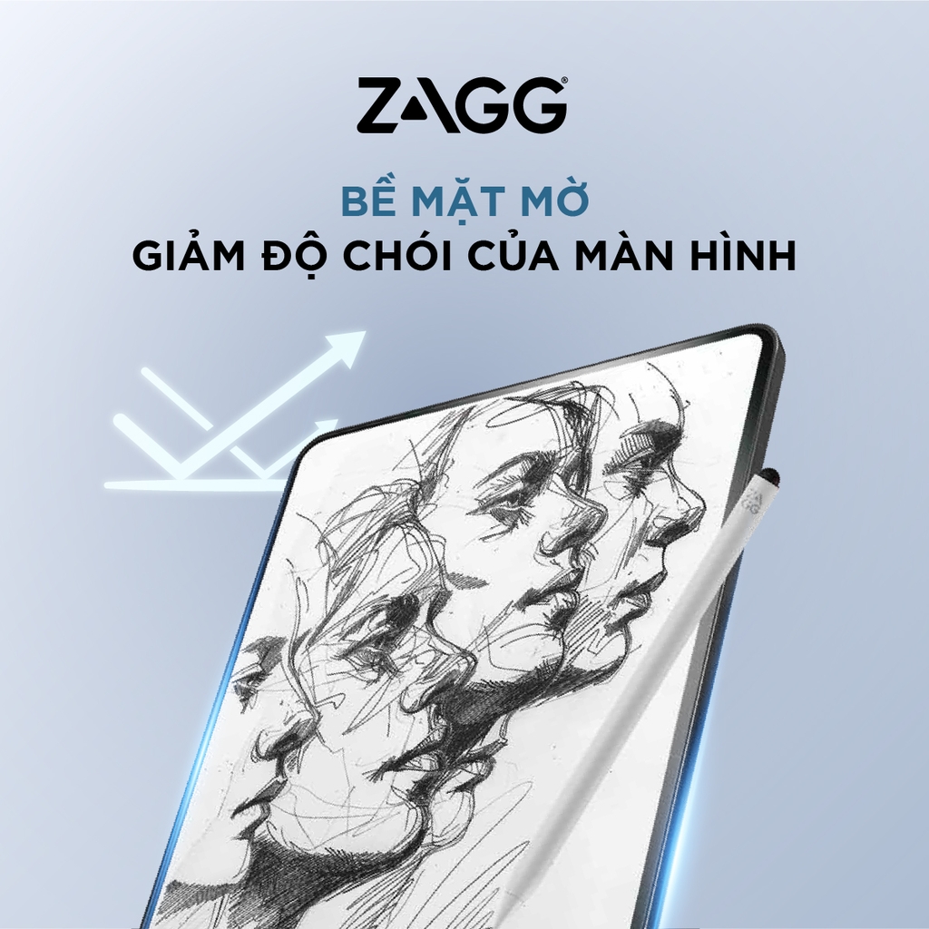 Miếng dán màn hình iPad (2024) - ZAGG Fusion Canvas