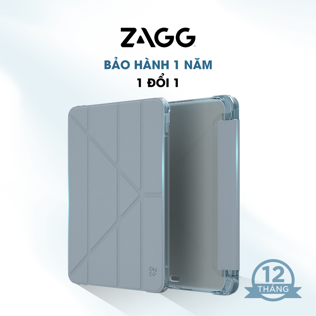 Ốp lưng iPad (2024)/Air 109 (Gen 4, 5) - ZAGG Hampton Folio