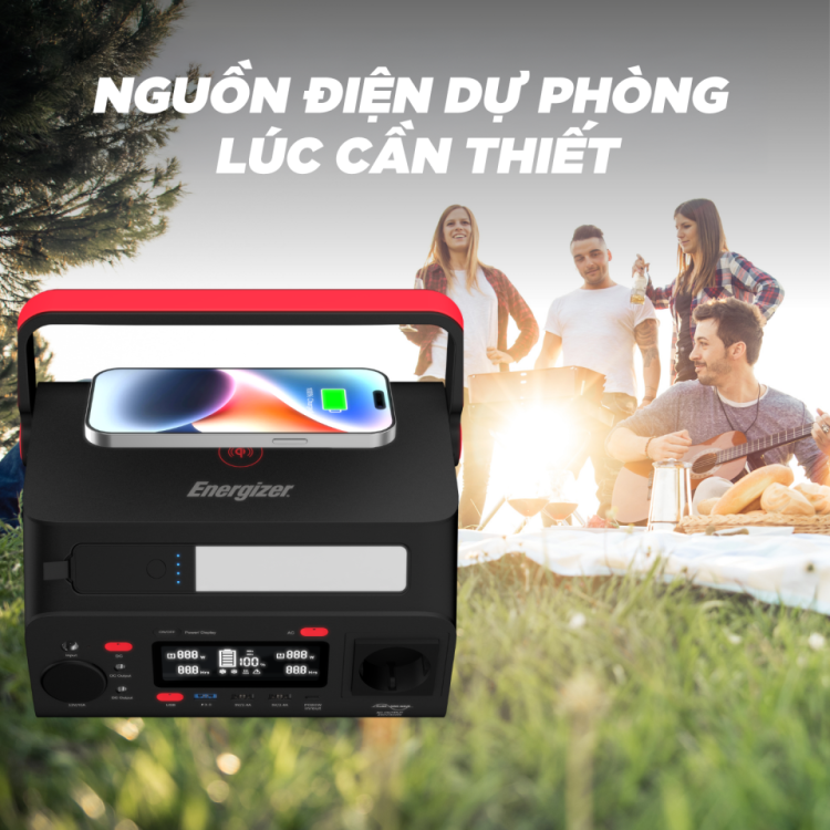 Trạm sạc dự phòng di động Energizer 293Wh|300W Li-ion - PPS300W2