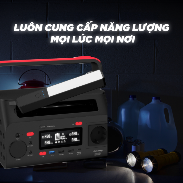 Trạm sạc dự phòng di động Energizer 293Wh|300W Li-ion - PPS300W2