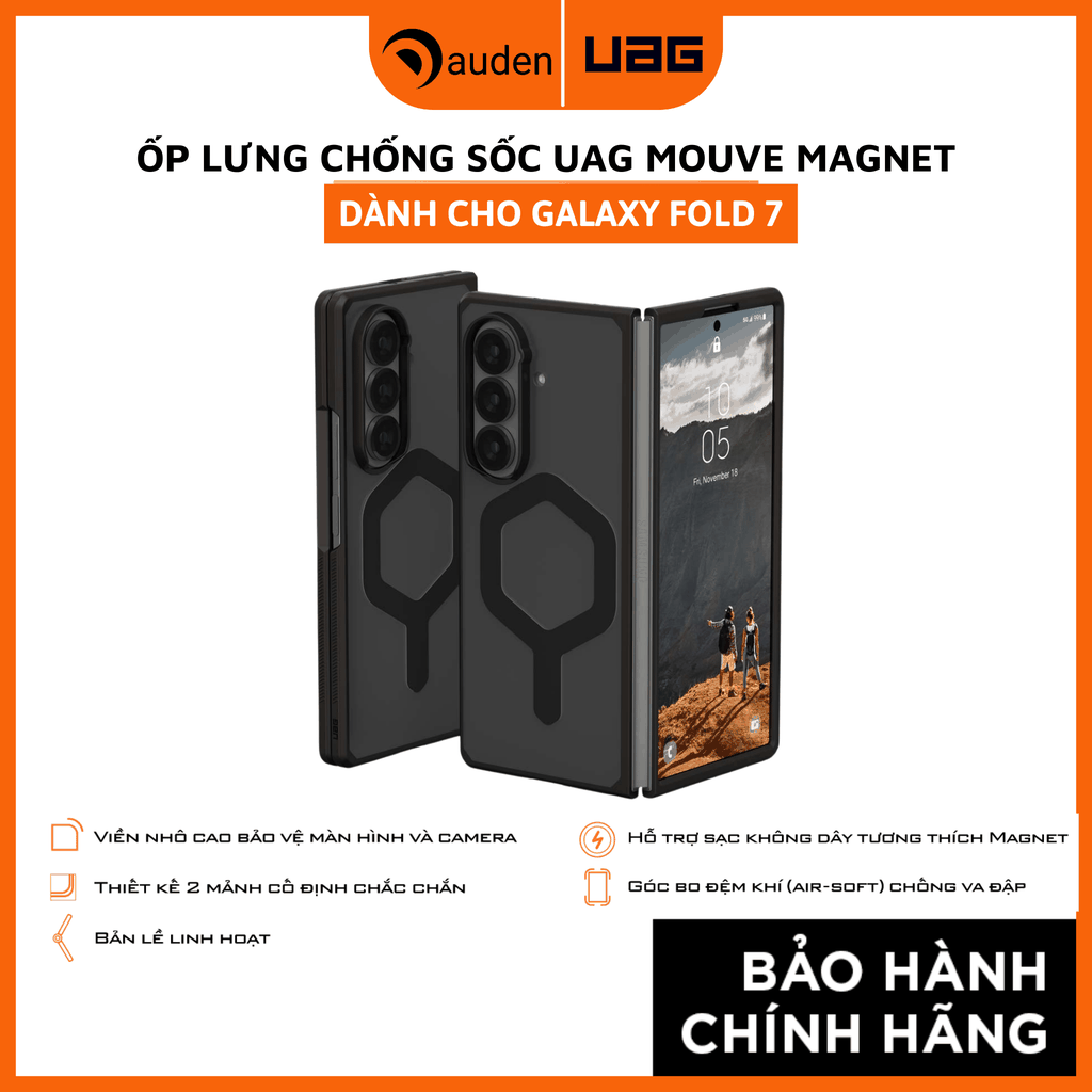 Ốp lưng Samsung Z Fold7 - UAG Mouve Magnet