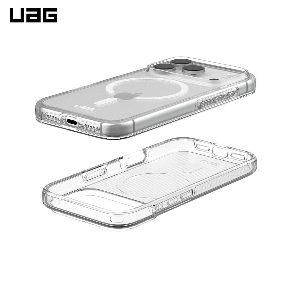 Ốp lưng iPhone 17 - UAG Scout Clear Magsafe - Ice/White