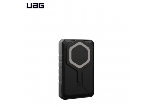 Sạc dự phòng UAG Rugged with stand 10,000mAh - Black/Titanium - 9B4411114036