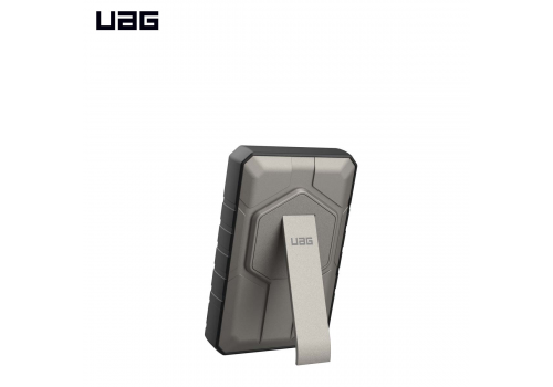 Sạc dự phòng UAG Rugged with stand 10,000mAh - Black/Titanium - 9B4411114036