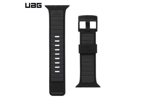 Dây đeo Apple Watch 49/45/44/42mm UAG x RipCurl Torquay - Black-Turquoise - 194112R1405D