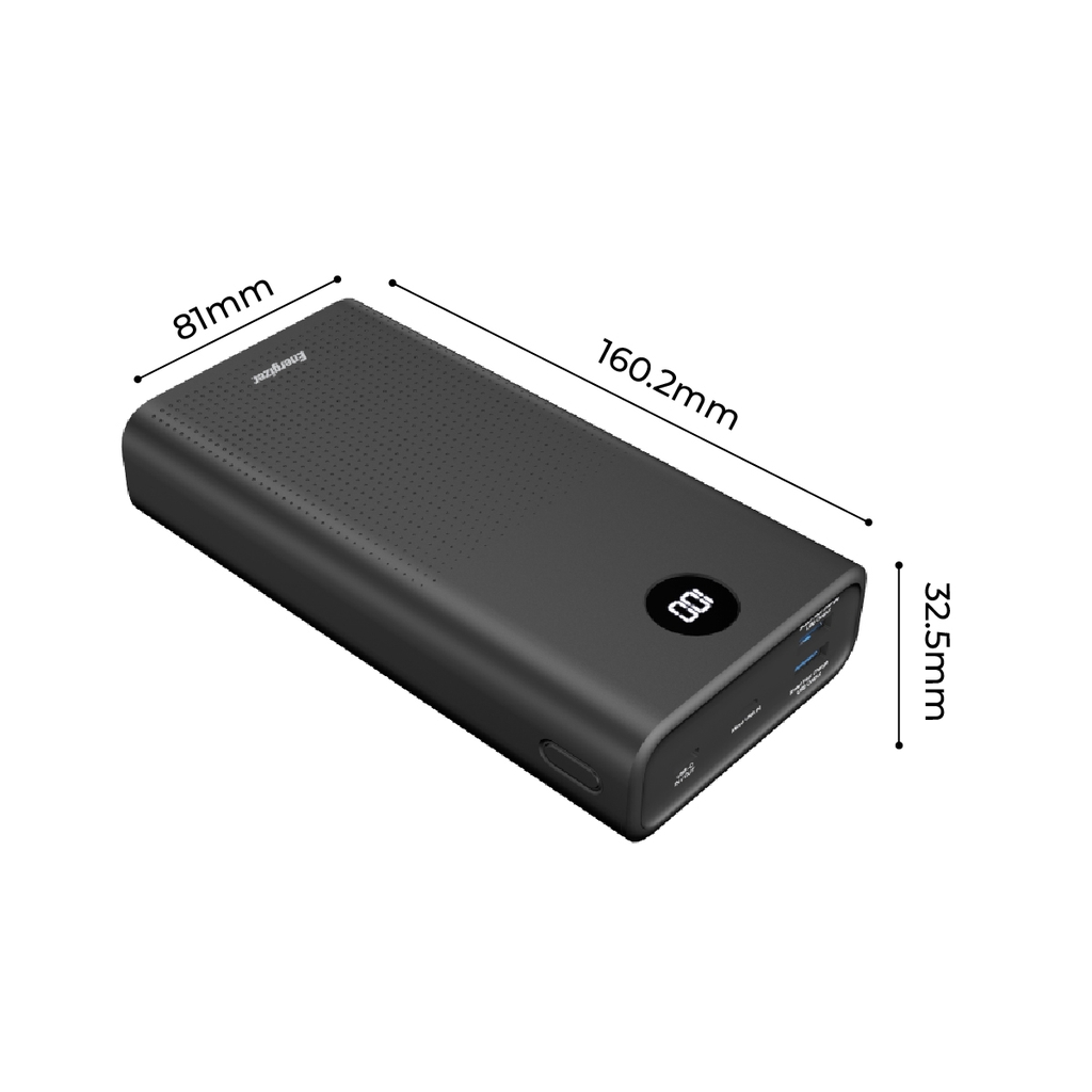 Sạc dự phòng Energizer 30,000mAh /3.7V Li-Polymer - UE30016PQBK