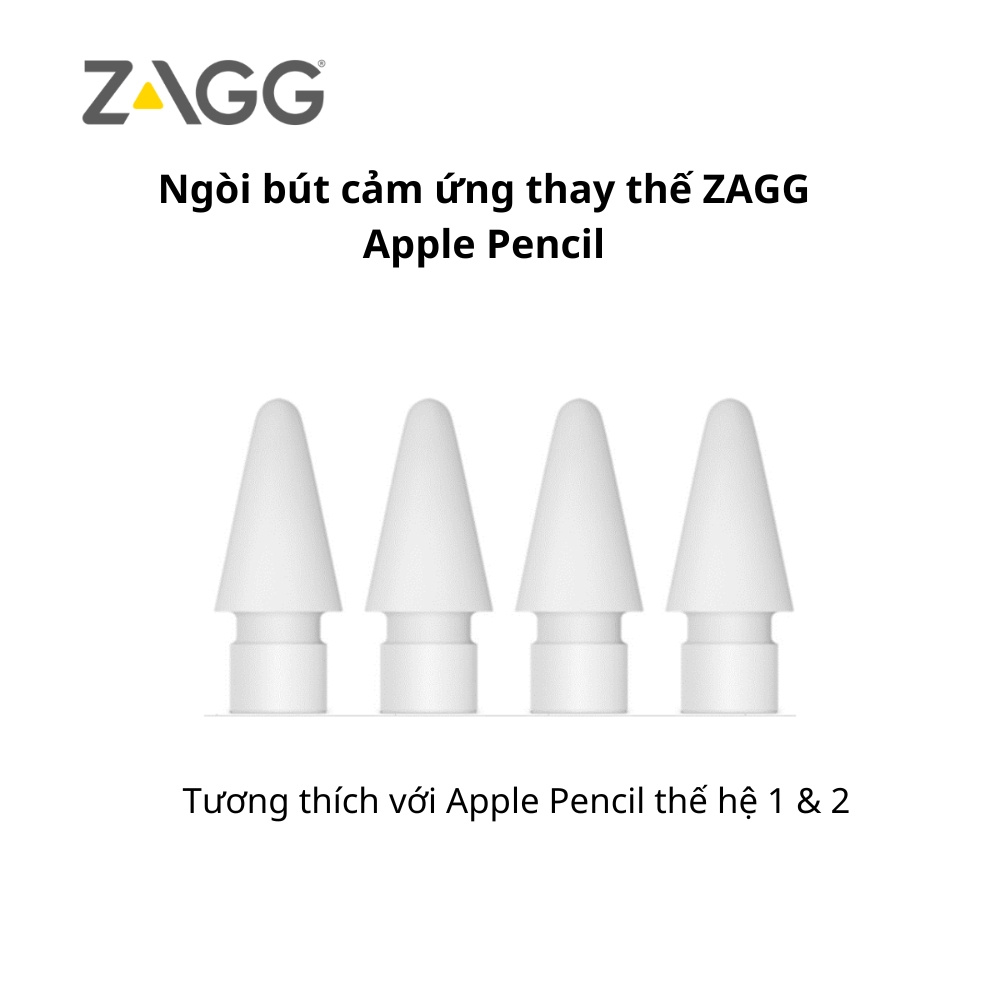 Ngòi bút cảm ứng thay thế ZAGG Apple Pencil