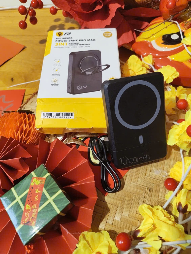 Sạc dự phòng 9FIT Pro Mag 10,000mAh /3.85V Li-Polymer - 9PP10K05B