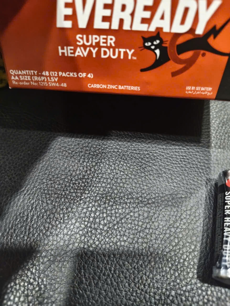 E301039400-PIN EVEREADY SUPER HEAVY DUTY AA 1215SW4