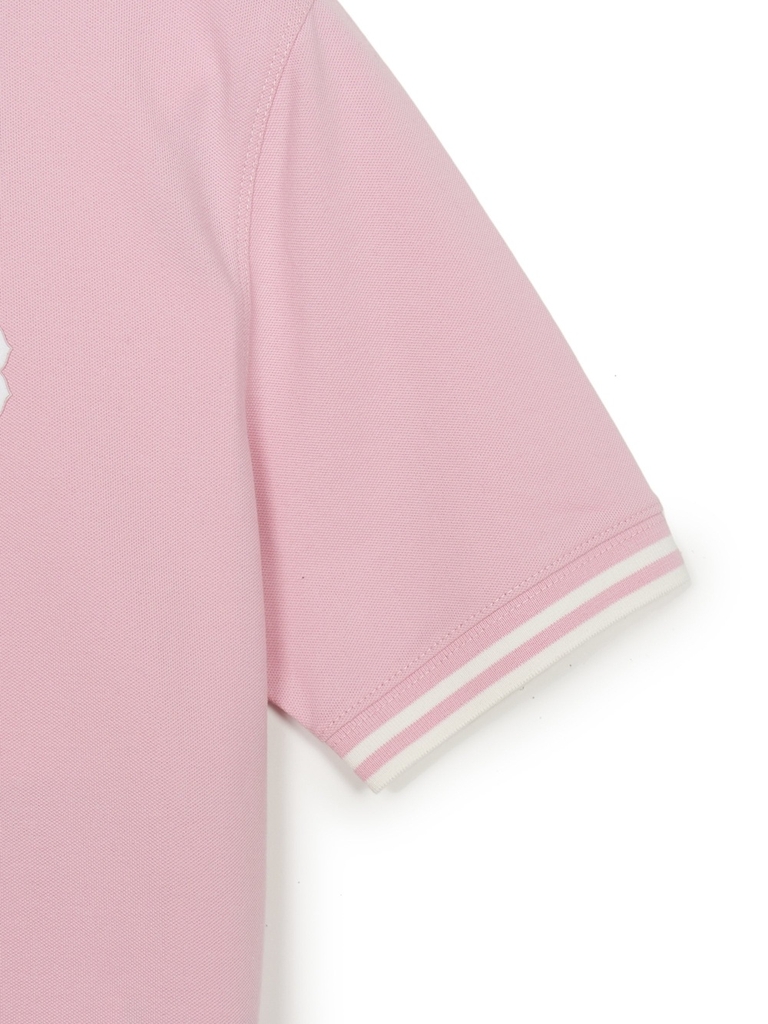 Áo Croptop MLB Women's Basic Crop Collar T-Shirt Boston Red Sox Pink