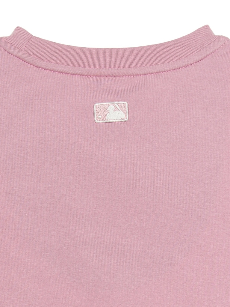 Áo Croptop MLB Women's Basic Street Logo Crop Short Sleeve T-Shirt LA Dodgers Purple